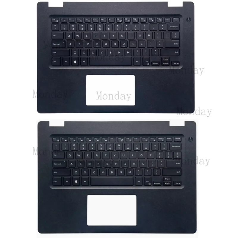 

W For DELL Latitude E3490 L3490 Laptop Keyboard Palmrest Upper Case 0P8YTM P8YTM