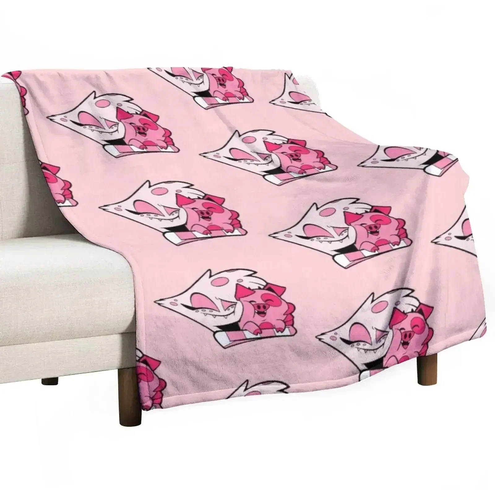

Angel Dust and Fat Nuggets Throw Blanket Stylish Decor Blanket Gift for Friends Roommate