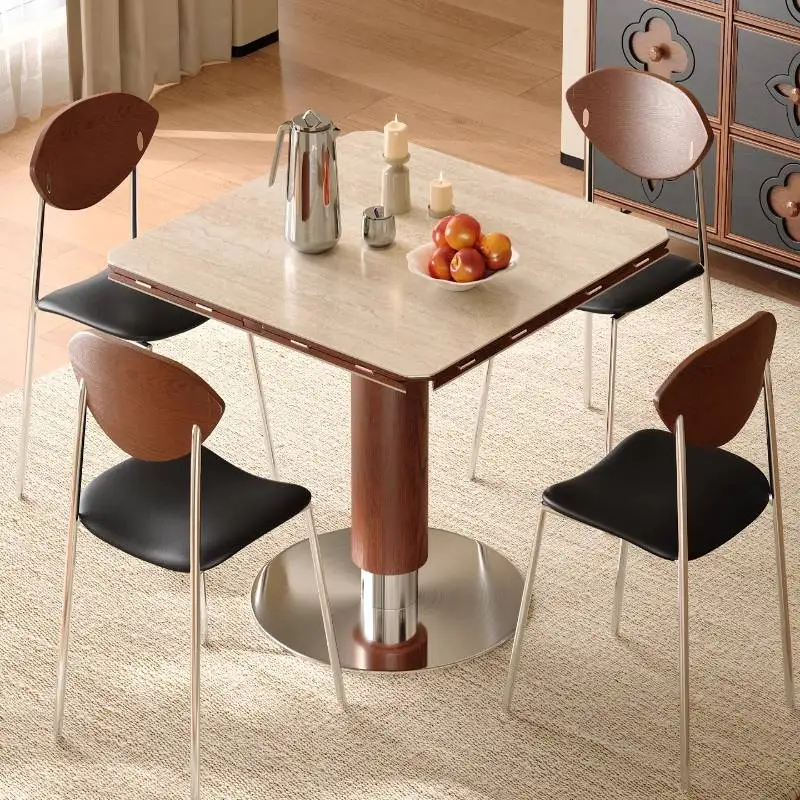 

Nordic Decor Dining Tables Small Space Design Modern Extending Dining Tables Expandable Luxury Esstisch Furniture For Home