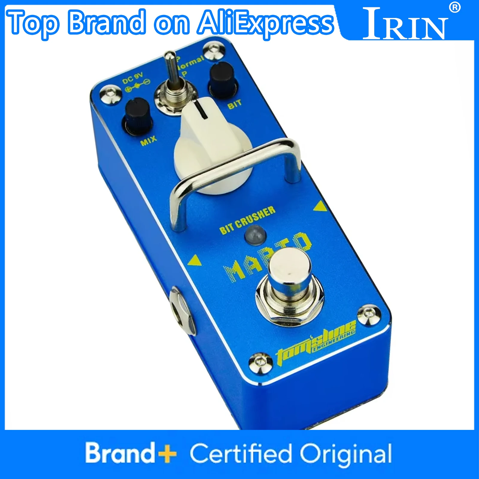 رائحة AMO-3 بت كسارة تأثير الغيتار دواسة جيتار كهربائي صغير تأثير واحد دواسة صحيح تجاوز الغيتار الملحقات الموسيقية