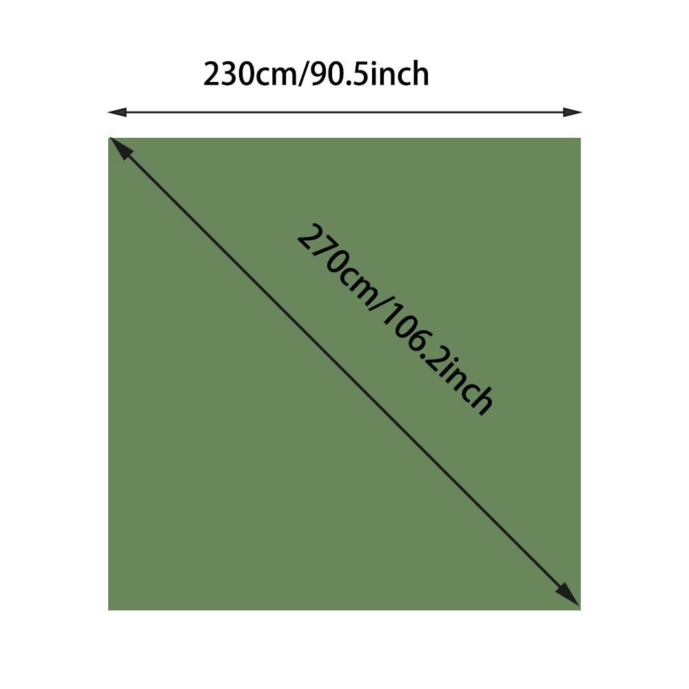 Lightweight Portable Camping Hammock and Tent Awning Rain Fly Tarp Waterproof Mosquito Net Hammock Canopy 210T Nylon Hammocks