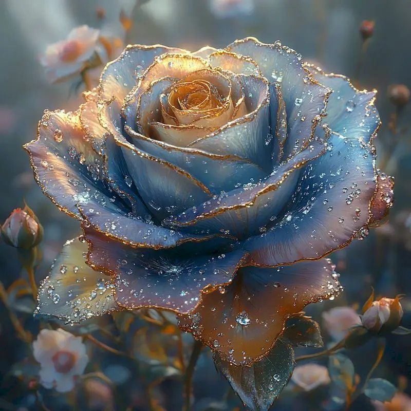 

GATYZTORY DIY Full Square Diamond Painting Rose Rhinestones Diamond Embroidery Flower Cross Stitch Mosaic Picture Handmade Gift