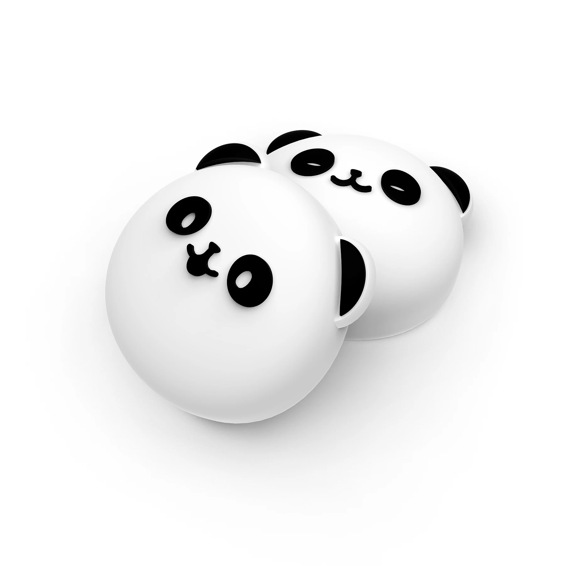 PlayVital 귀여운 조이스틱 캡 아날로그 커버 엄지 그립 액세서리, 닌텐도 스위치 및 스위치 라이트 및 스위치 OLED 통통한 판다용