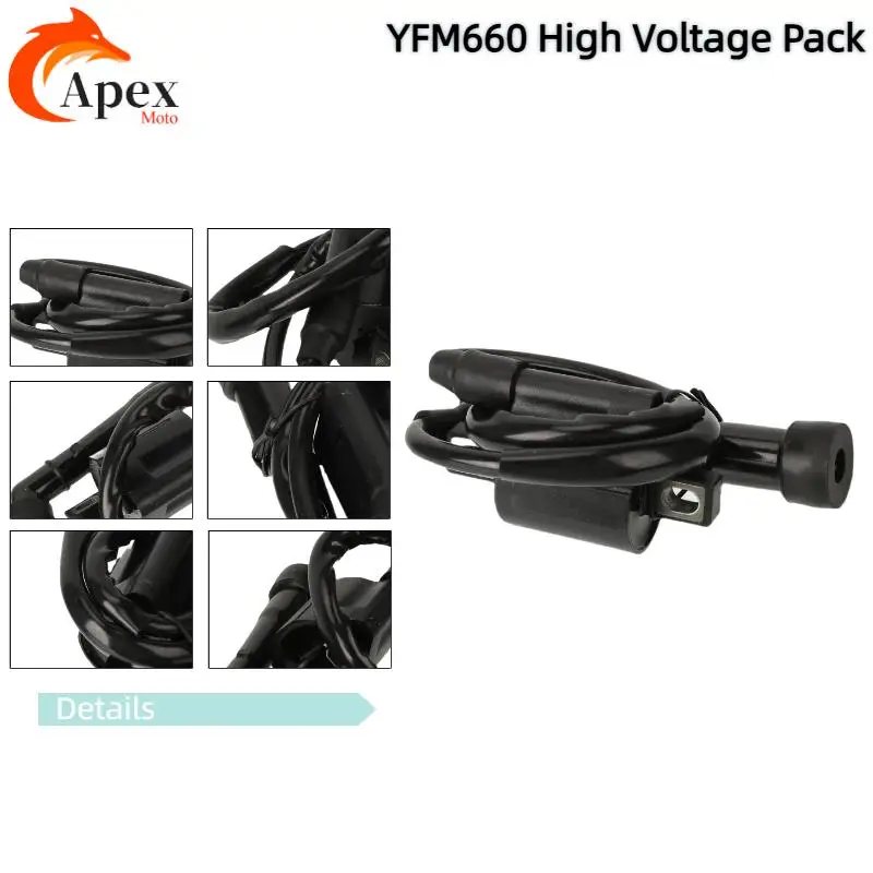 

Подходит для моделей YFM 660 от 2001 до 2005 года. Высококачественная катушка зажигания — длина кабеля 400 мм.