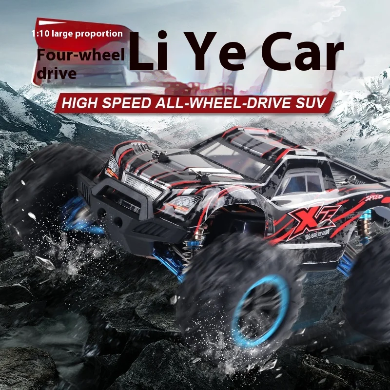 Rc Four-Wheel Drive High-Speed Off-Road Shock Absorption Waterproof 1: 10 Model Car Wireless Remote Control Hot-Selling Toys