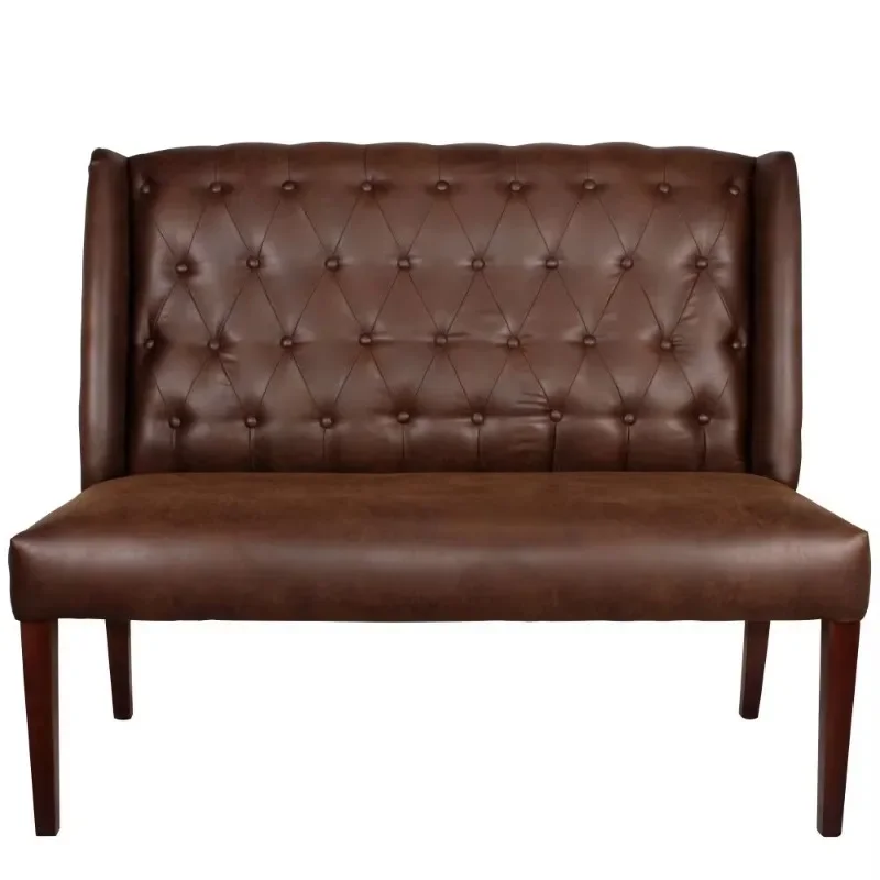 Upholstered bench with buttons, basic fabric 180-240 cm furniture accessories