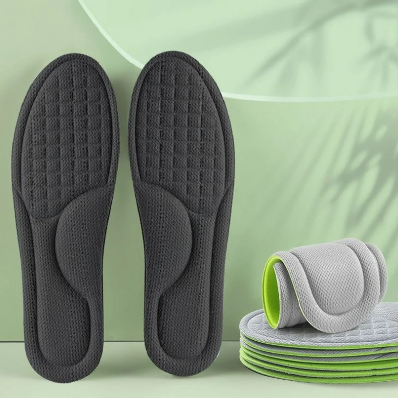 1/10 Paar orthopädische Unisex-Einlegesohlen aus weichem Memory-Schaum, desodorierende Einlegesohle, absorbiert atmungsaktives, antibakterielles Schuhzubehör