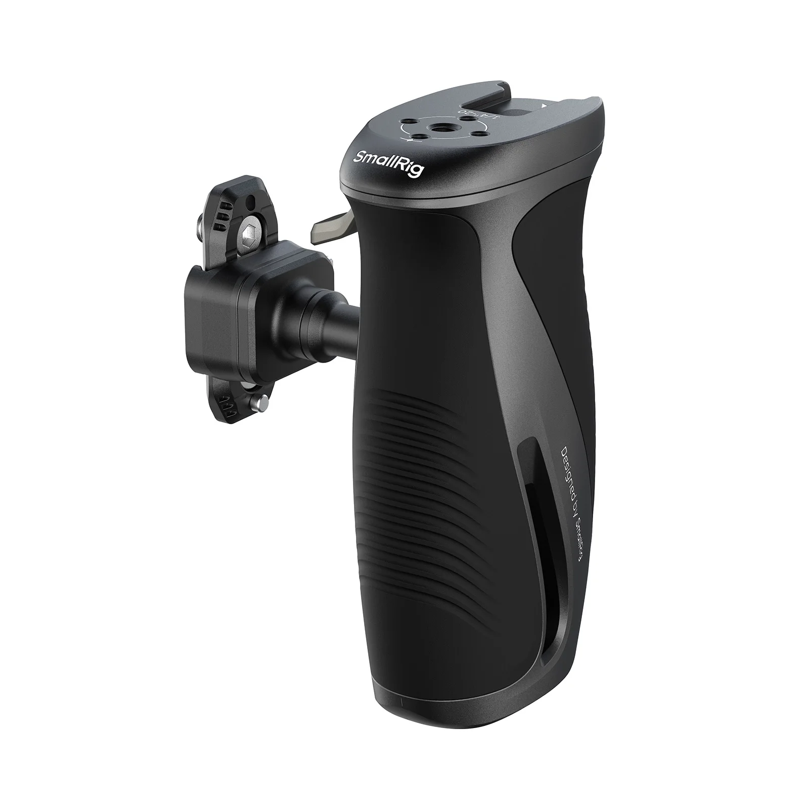 SmallRig Drehbarer Seitengriff mit "HawkLock" H21 Schnellverschluss-NATO-Klemme für DSLR-Kamera/Monitor-Käfig-Montageplatten -6405 – Detail 1