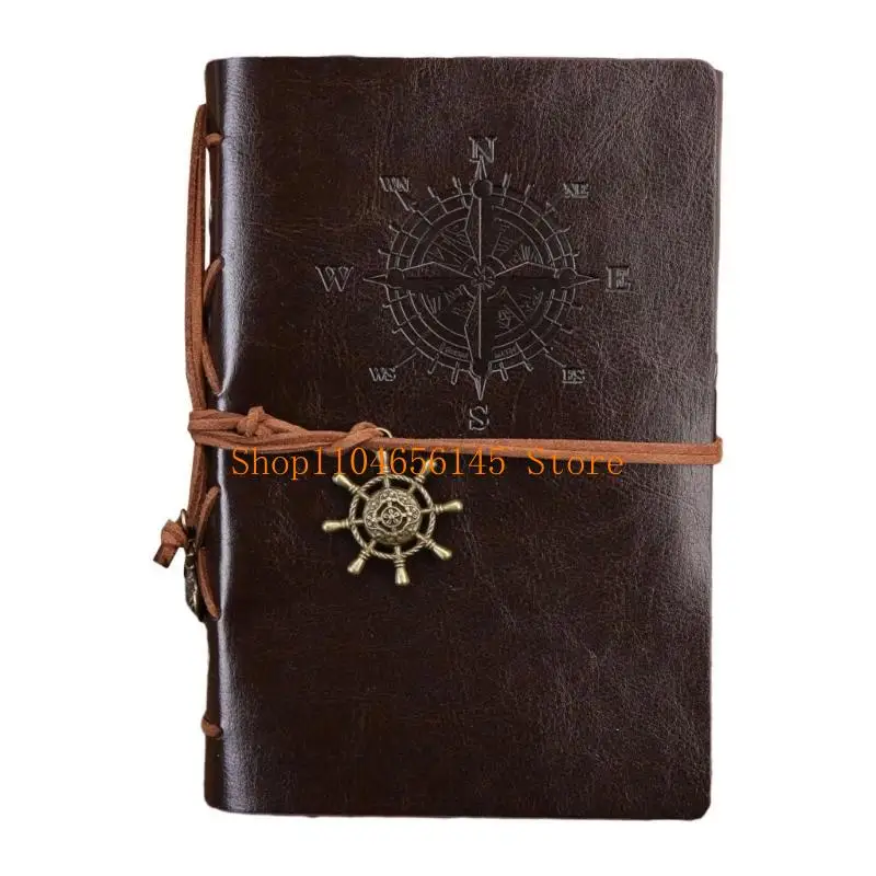 دفتر مجلة 5ASD Leather Journal ، دفتر ملاحظات قابل لإعادة التعبئة 150 صفحة فارغة مجلة Leaf Journal