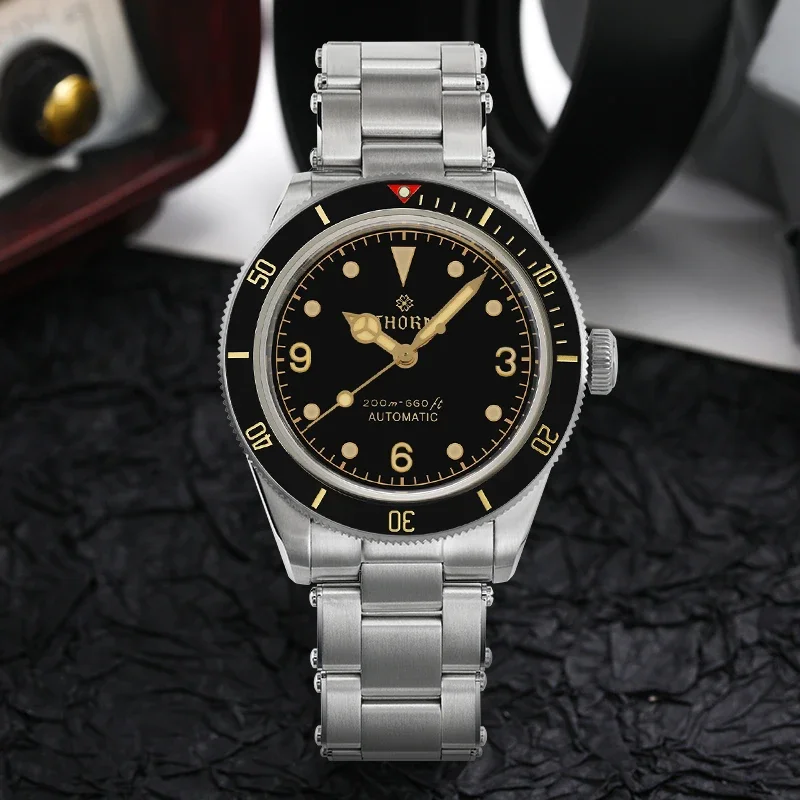 

Replica Watch For Men NH35 Movement Automatic Mechanical Men's Diving 200M Waterproof C3 Super Luminous Luxury Men Watch Curren