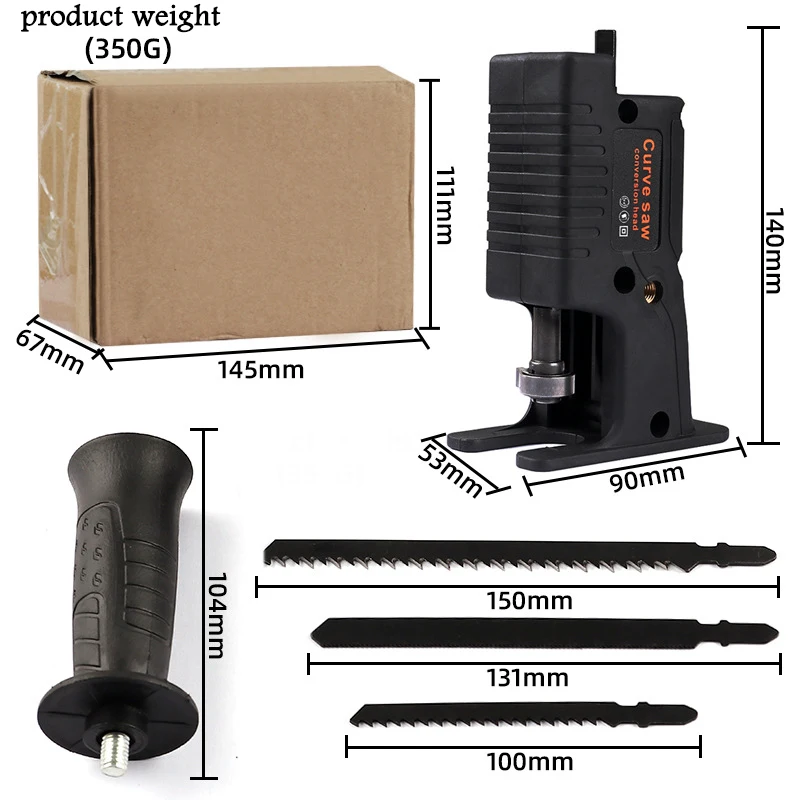 Reciprocating Saw Electric Drill To Electric Saw Household Conversion Head Of Screwdriver Multifunctional Wood Tools