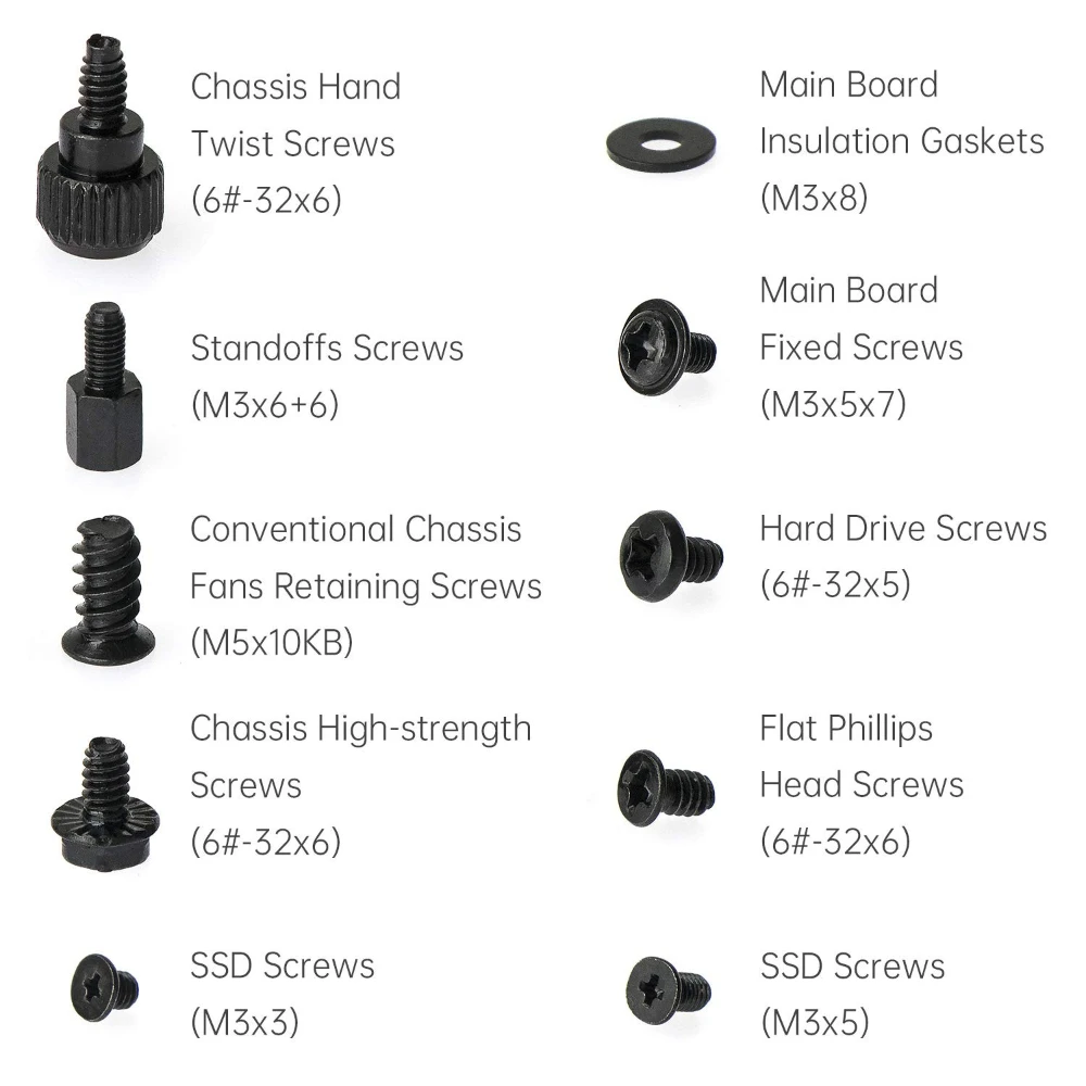 400/800PCS Screw Set Computer Repair And Installation Bolt Group Computer Case Hard Drive Cooling Fan Motherboard Power Supply