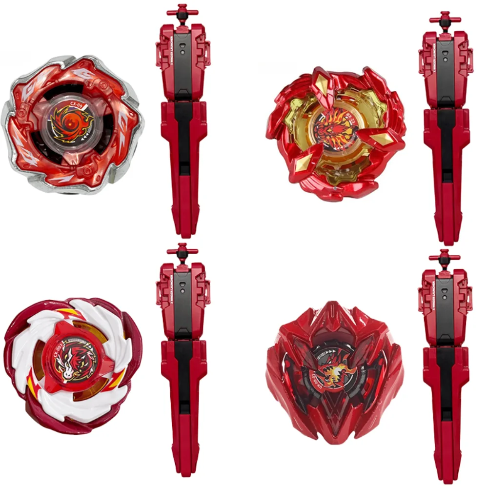 Takara Tomy Gyro X Spielzeuggyroskop, Gyroskop aus Legierung der Red Series, Kampfspielzeug für Kinder BX, CX, DX mit Starter
