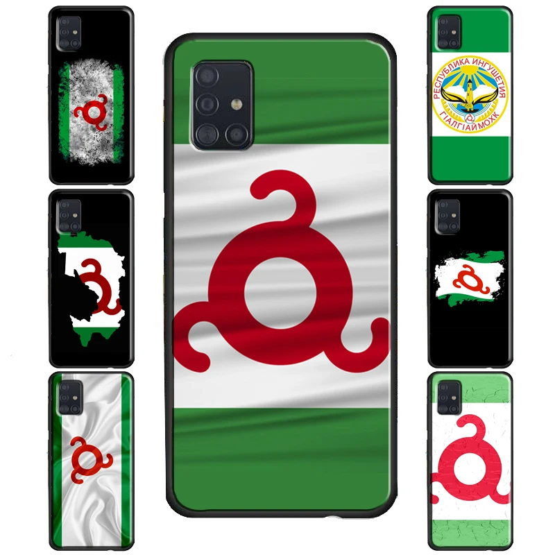 Ingushetia Flag Case For Samsung Galaxy S20 FE S22 S21 Ultra S8 S9 S10 Note 10 Plus S10e Note 20 Ultra