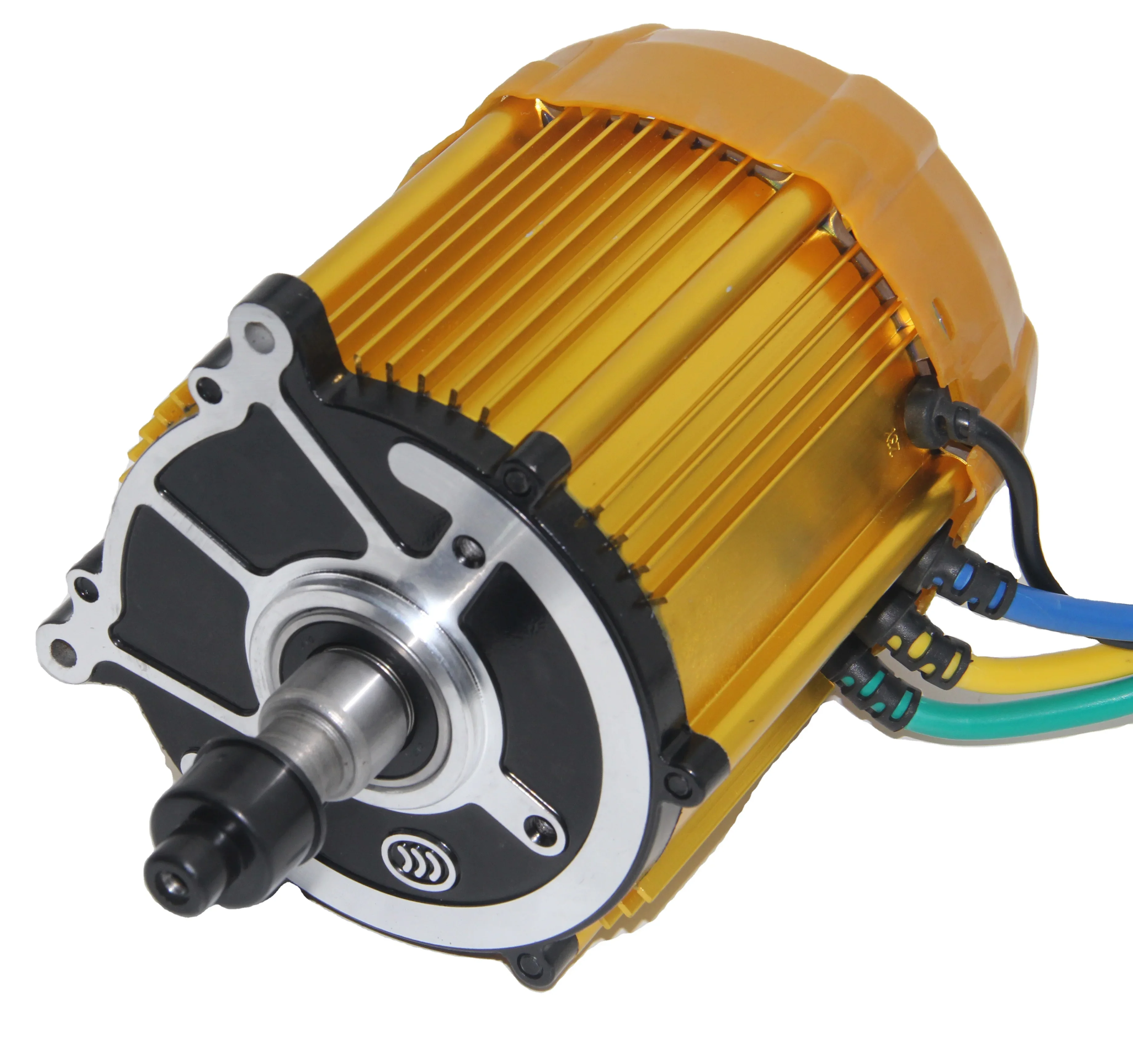 2000w 60v 3800rpm Torque 6.7 BLDC Rickshaw Motor And Controller Knit