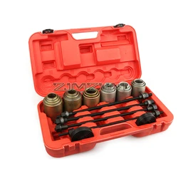 Bushing Driver Tool Set and Transmission Wheel Axle Bearing Race Seal Installer Remover, Bush Removal Puller Bearing Press Tool