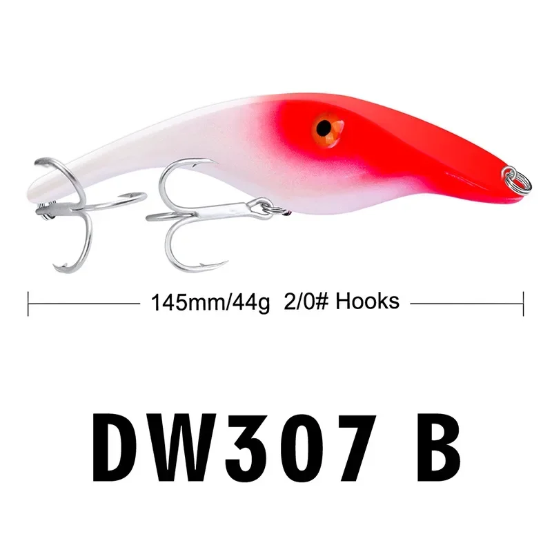 ALASICKA 140mm 42g 1 Stück Zalt Pike Undberg Stalker Musky Muskie Pike Bass Köder Köder Wobbler 3D Augen Floating Crank Jerk Troll