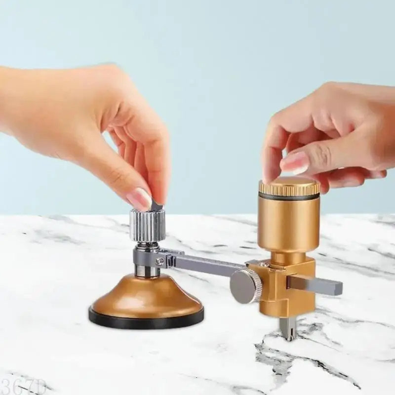 367D Glass Circular Cutter Round Adjustable Compasses Type Circle Cutting Tool with Suction Cup Circular Glass Cutter