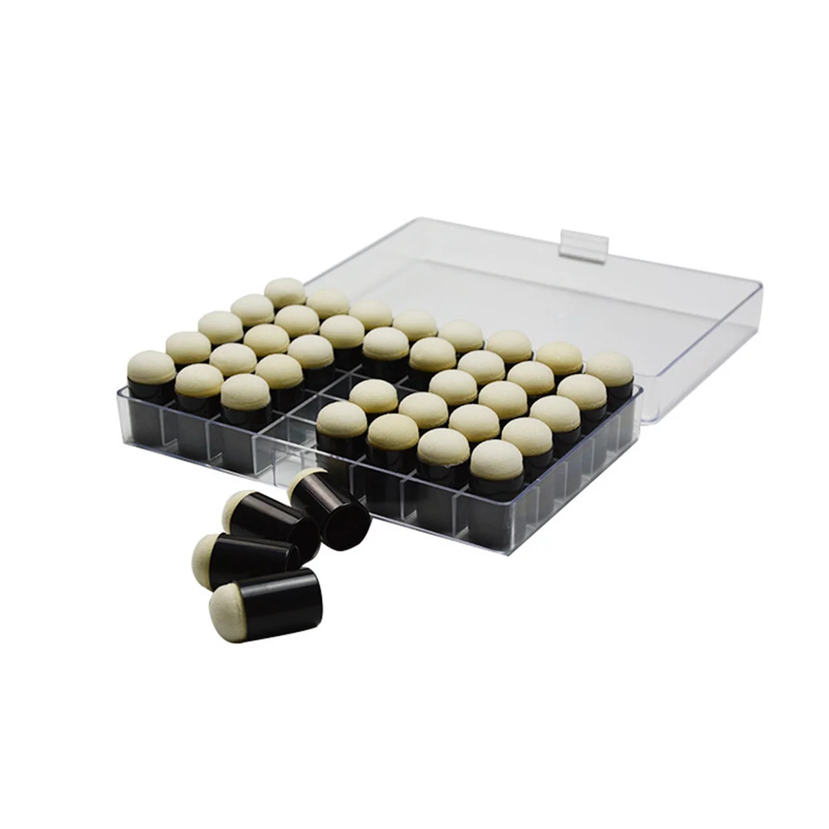 40 قطعة إسفنجة رسم الإصبع للأطفال حبر الطباشير الحرف الفنية مشاريع ذاتية الصنع أدوات الرسم الإسفنج Daubers لوازم الرسم #6