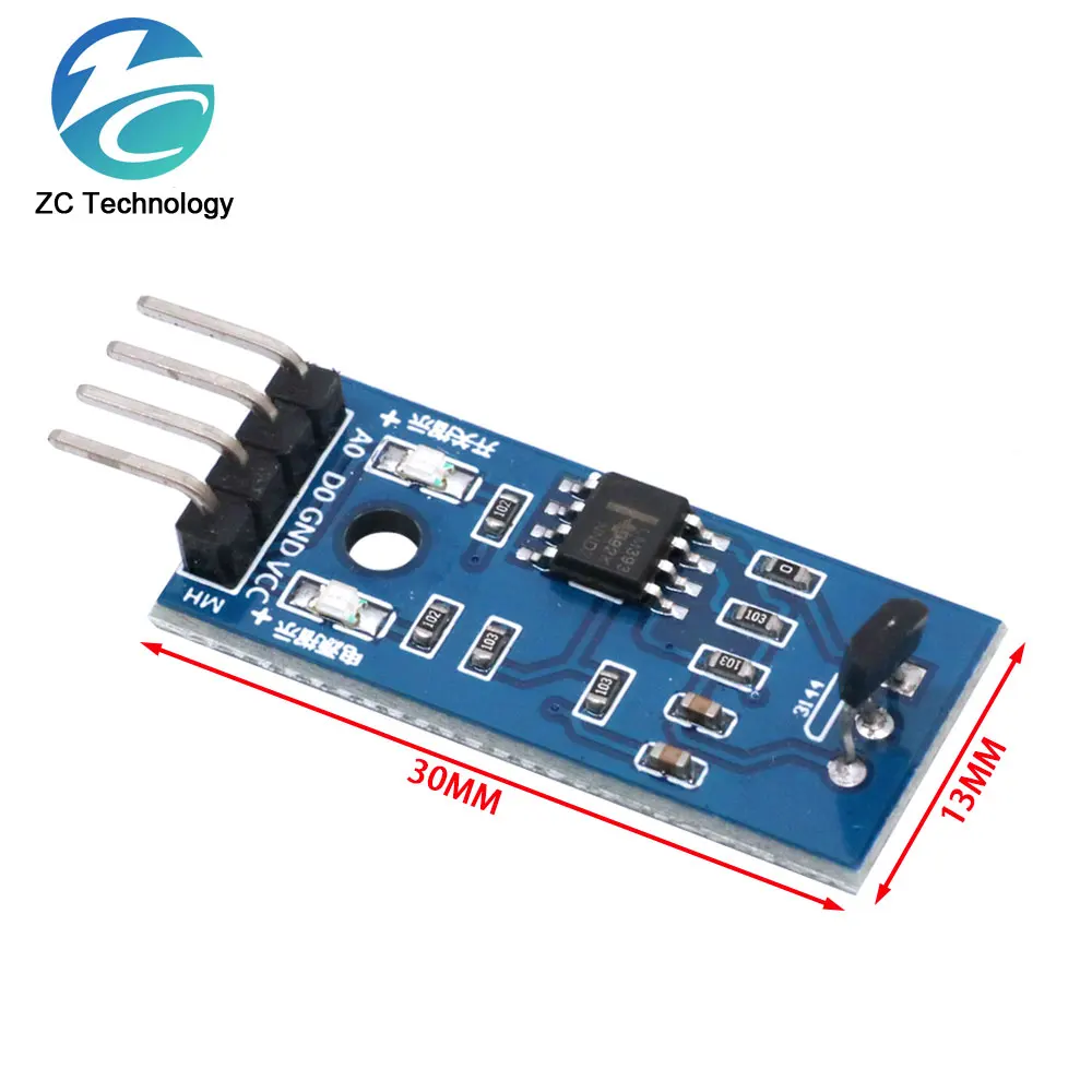 Hall Sensors Module 3144E 4pin Hall Switch Speed Magnetic Swiches Speed Counting Sensor Module For Arduino Smart Car