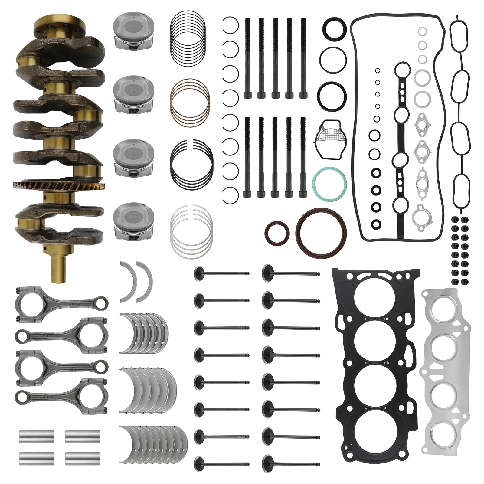 

Overhaul Engine Rebuild Kit for Toyota Camry Solara Rav4 Scion Tc Xb 2.4L 2Azfe