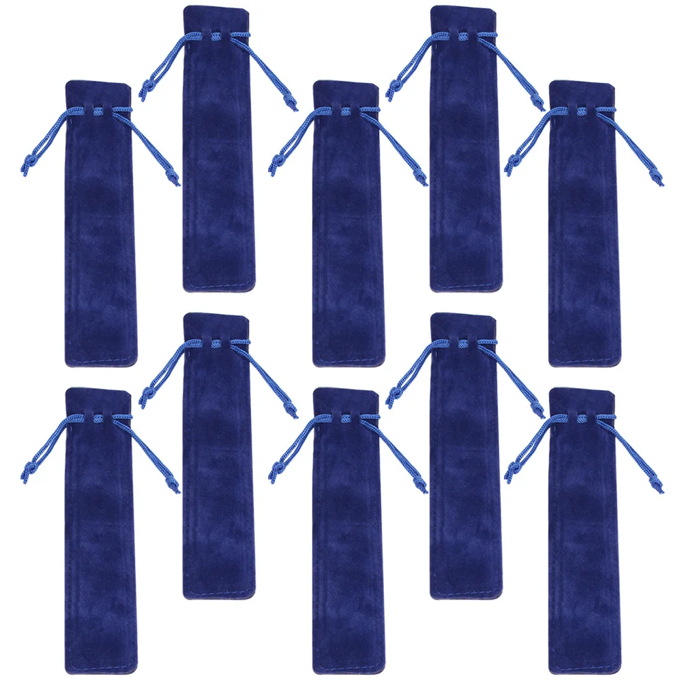 

20Pcs Portable Pen Bags Anti-Scratch Drawstring Pouches Thick Storage for Birthday Christmas Father's Day Gifts