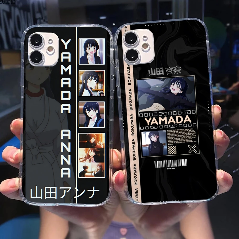 Bokuyaba Anna Yamada Mobile Phone Case for iPhone 15 14 13 12 11 X XR XS 8 Pro Max Plus Mini Clear Transparent Phone Cover Shell