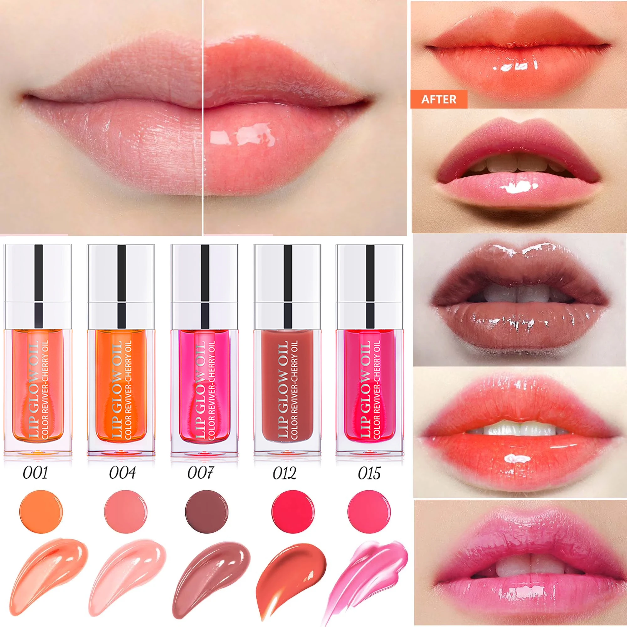 ترطيب هلام بلسم الشفاه الأصلي زيت الشفاه ملمع الشفاه ممتلئ الشفاه تقليل خطوط الشفاه العناية بالبشرة ماكياج الوردي طبطب لمعان النفط #1