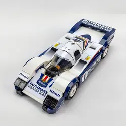 232PCS MOC 956 1982 Year Le Mans Building Block City Sports Racing Car Assembling Puzzle DIY Gift Children's Toys