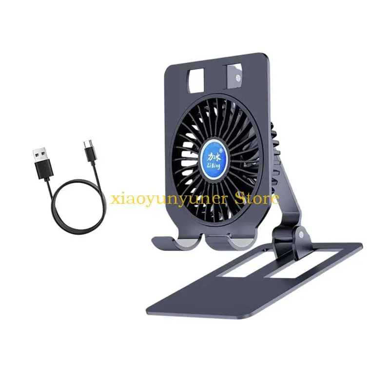 P9JB Phone Tablets Cooling Stand With 3 Second Fast Cooling Fan Adjustable and USB Type C Support Easy To Carry