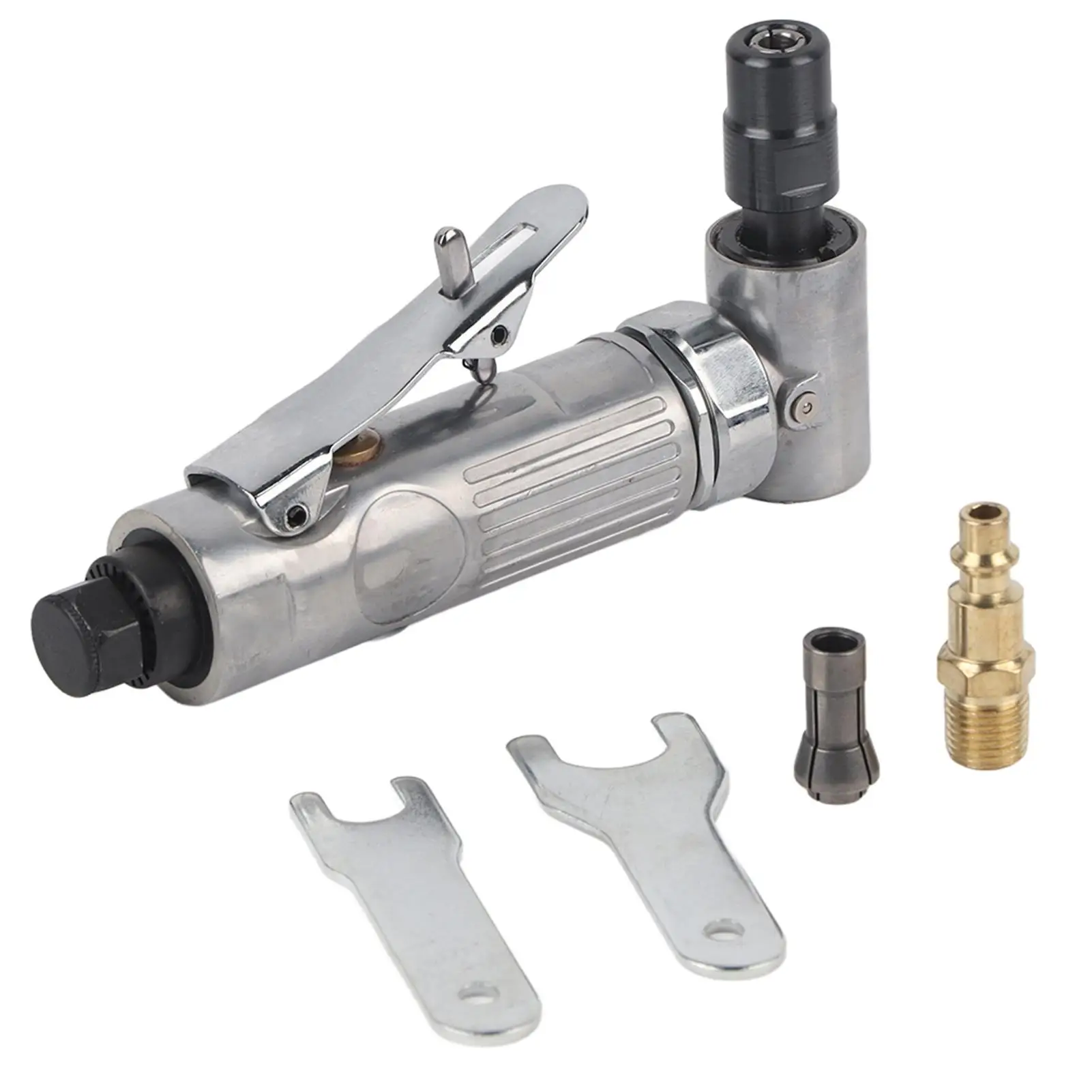 90 Degree Angle Pneumatic Die Grinder Machine 3-6mm Chunk Speed 2000rpm Grinding Tool