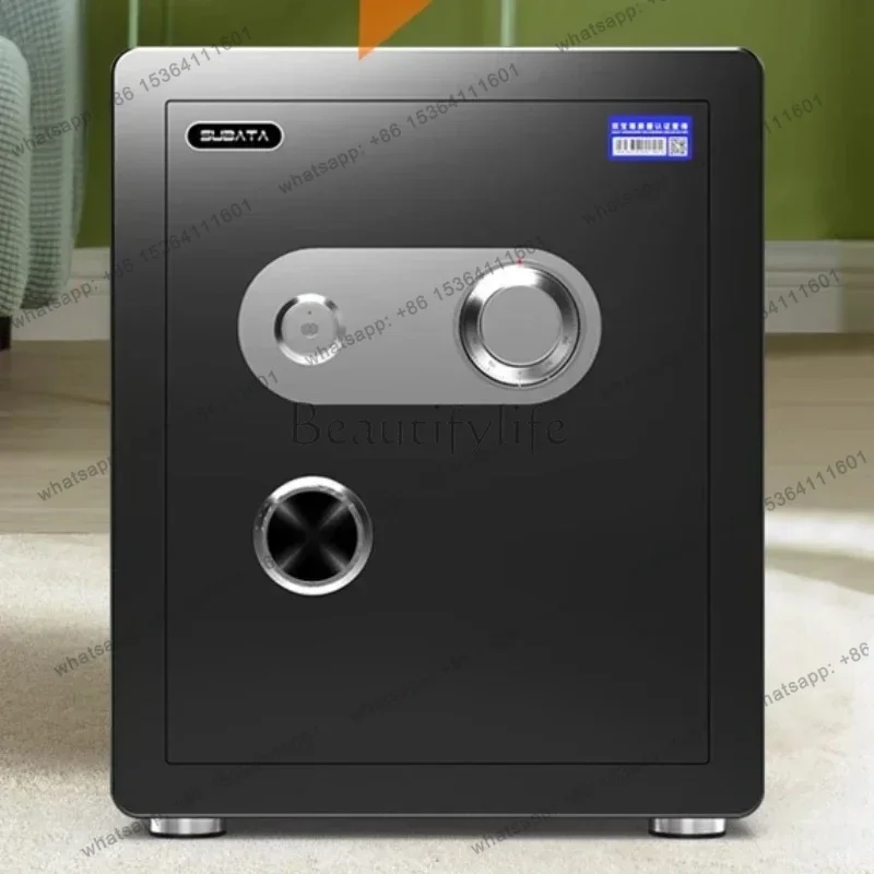 Metal Safe Mechanical Lock Safe Security Box Deposit Box Money Money Boxes Accessories Key Machinery Lock Side