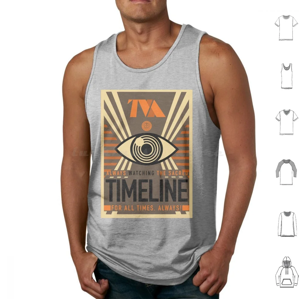 Sacred Timeline Poster Tva Inspired Tank Tops Vest Sleeveless Series Tv Series Tva Sylvie Kid Odinson