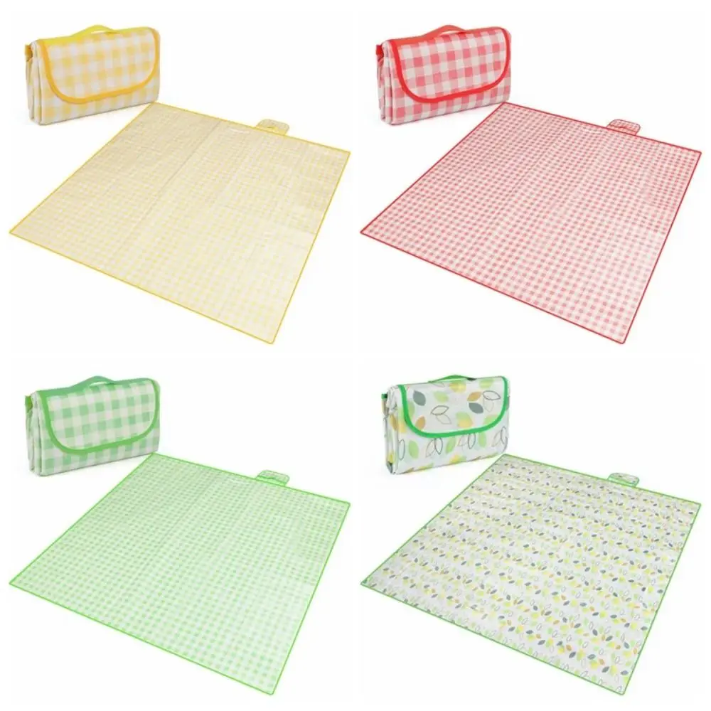 Easy To Use Oxford Cloth Picnic Mat Reusable 3 Size Beach Tent Mat Waterproof Lightweight Outing Rug Camping Equipment