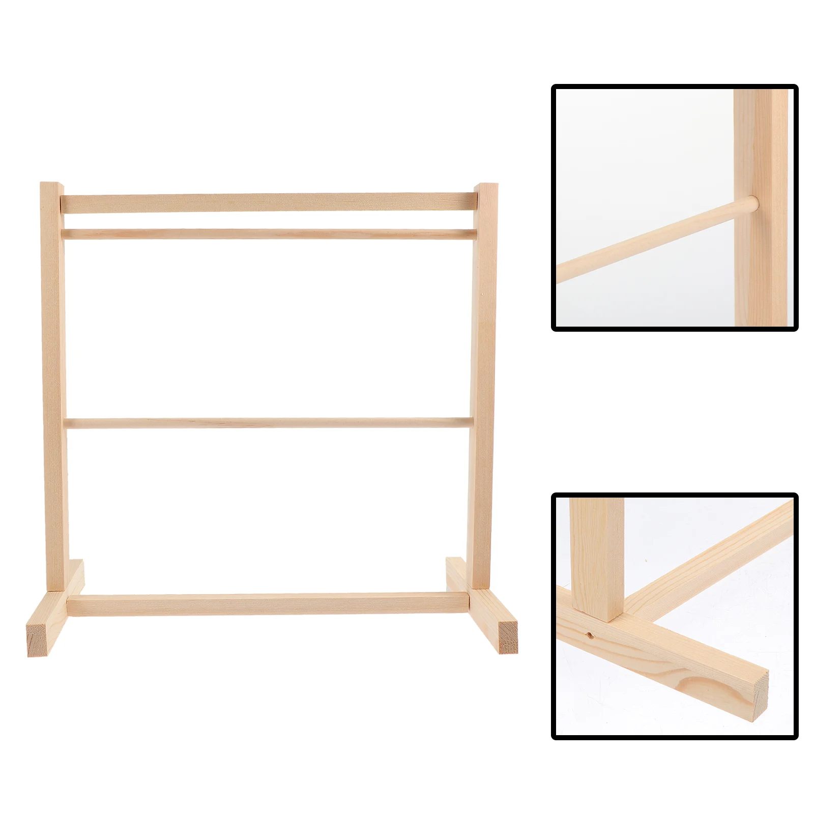 Accessories for Girls Hanger Toys Clothes Showing Stand Mini Wooden Miniature Rack Hangers