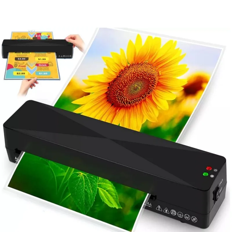 

Small A4 Size Thermal Cold Laminating Plastic Film Office Laminating Machines for Paper Documents