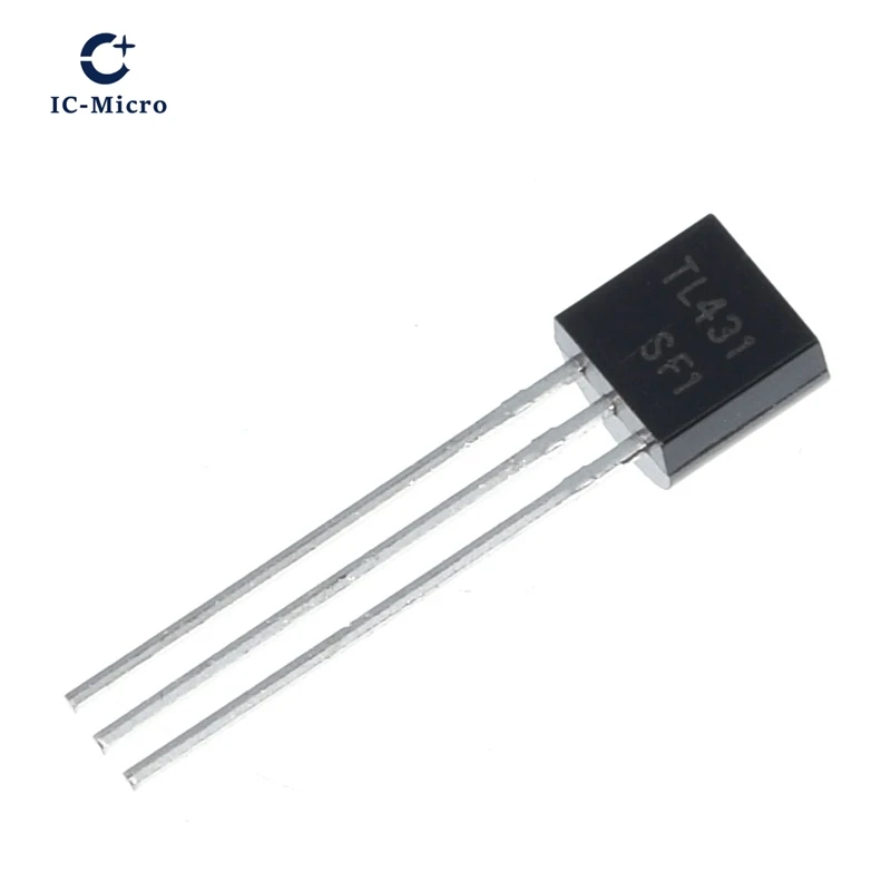 XCW 50 قطعة TL431 TL431A مراجع الجهد 2.5-36 فولت Prog ضبط