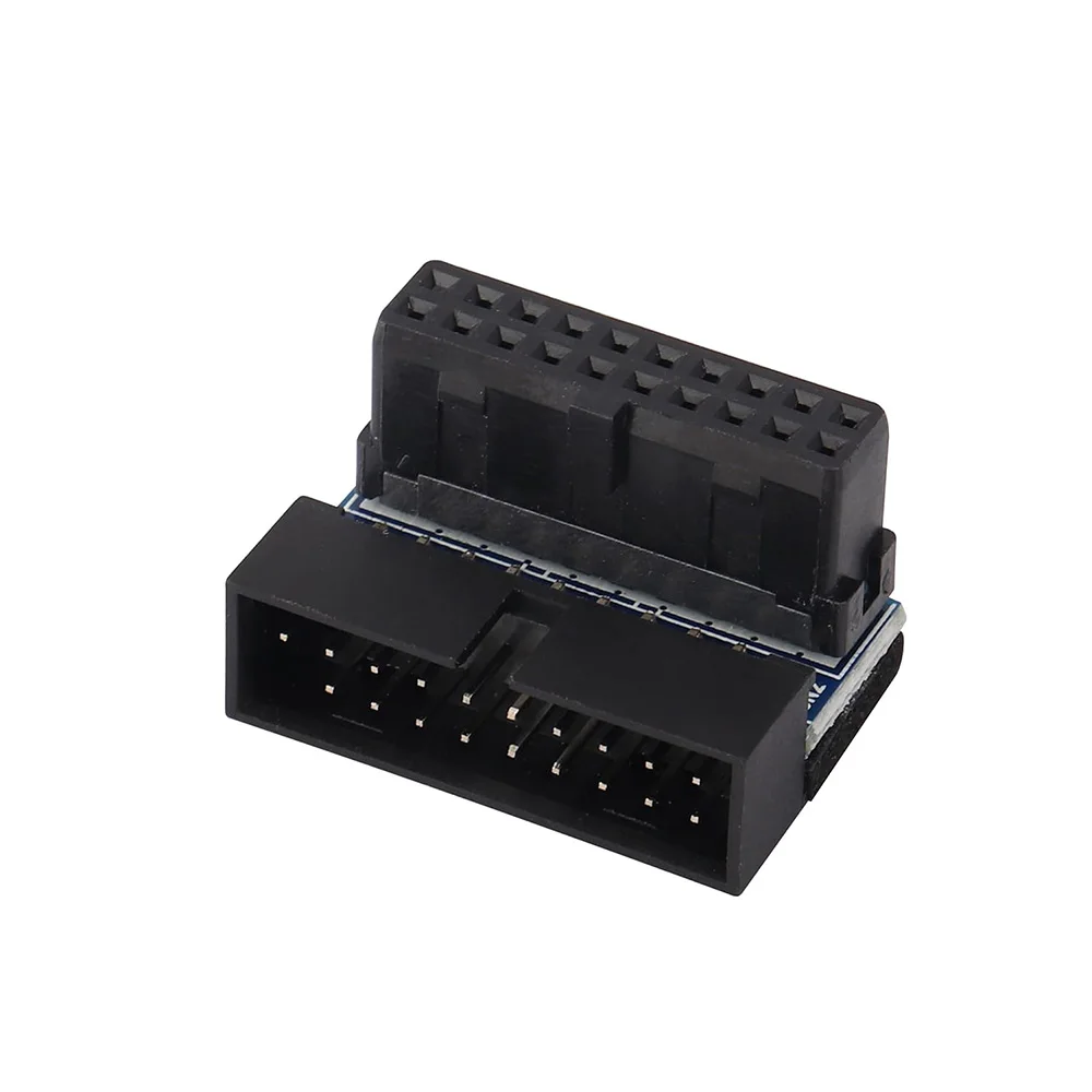 

1 Pcs 5Pcs USB 3.0 19 Pin 20pin Male To Female Extension Adapter Up Down Angled 90 Degree for Motherboard Mainboard