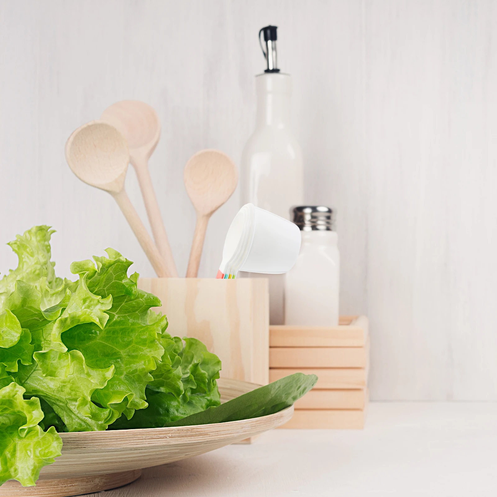 

4Pcs Colorful Household Measuring Cups Kitchen Cooking Practical Comfortable Grip Handle for Baking Cooking