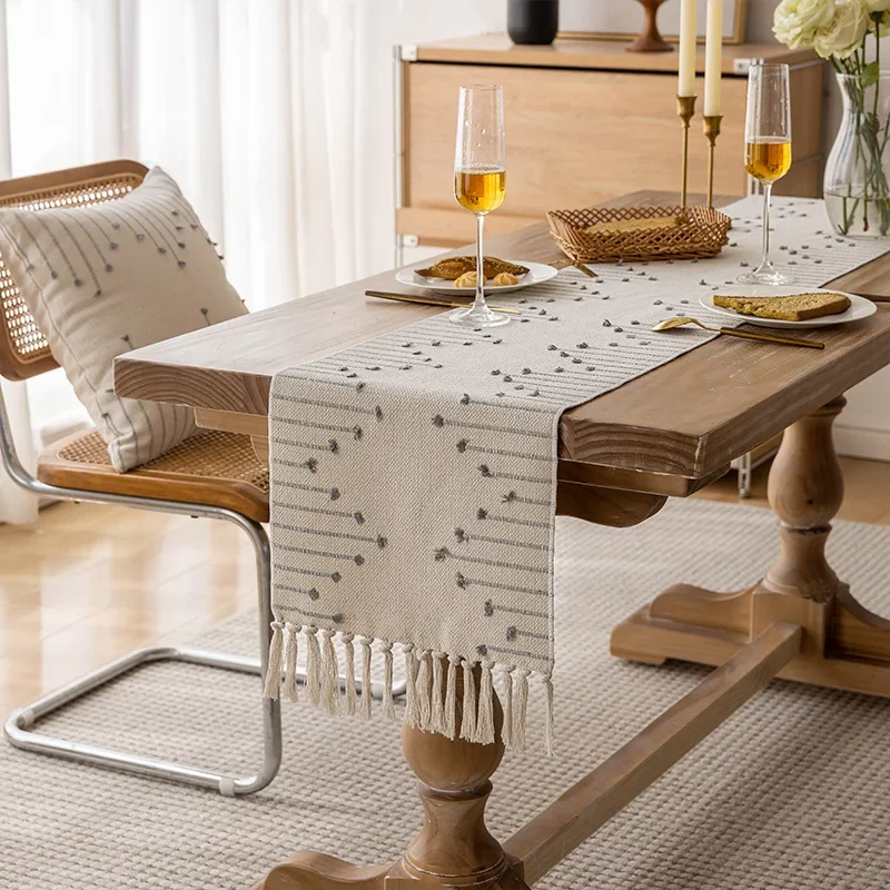 Table flag teaflag cloth simple diningtable tablecloth ins style light luxury diningtable cloth B & B fabric tablecloth cotto