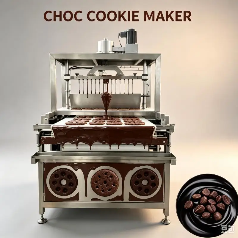 Commercial Chocolate Biscuit Processing Equipment Automatic Cookie Forming Baking Machine