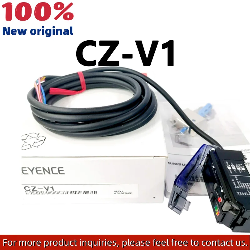 

KEYENCE new original CZ-V1 color scale sensor NPN digital fiber amplifier laser sensor More products welcome to consult