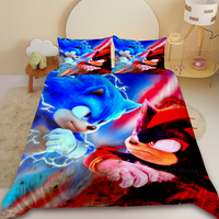 Duvet Cover Sonic Soft Comfort New Design Boys Girls Room Decoration Single Double Queen King Size