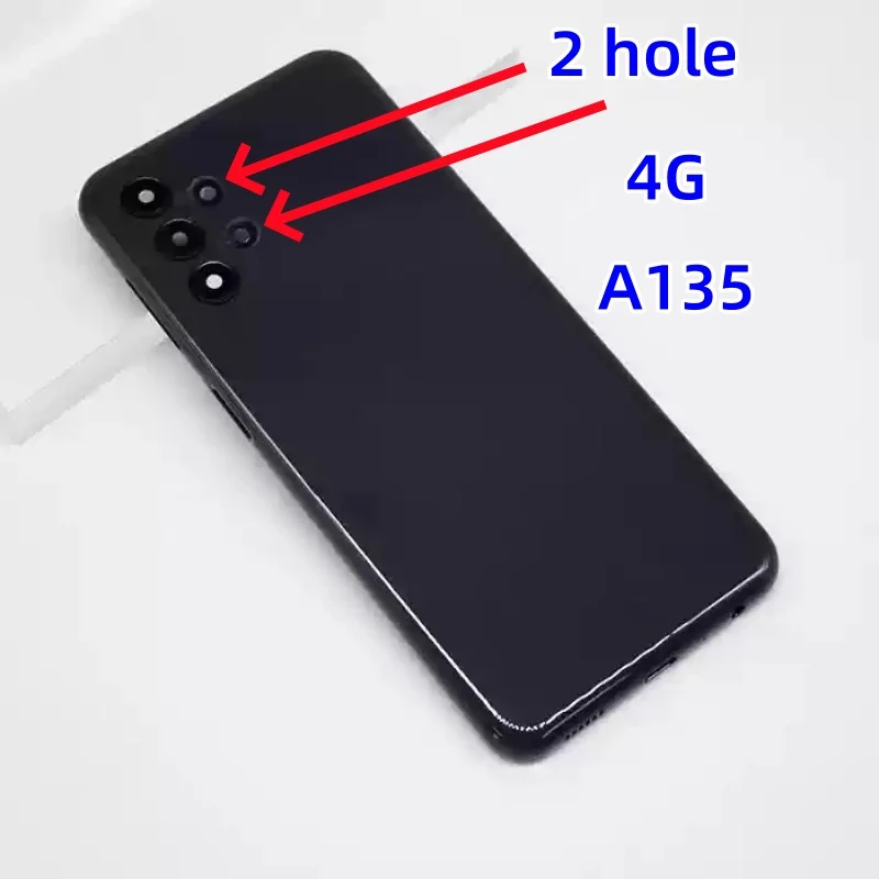 Coque arrière pour Samsung Galaxy A13 SM-A135 A136 A135F/DS A136U A135M couvercle de batterie boîtier pièces de réparation porte de la batterie