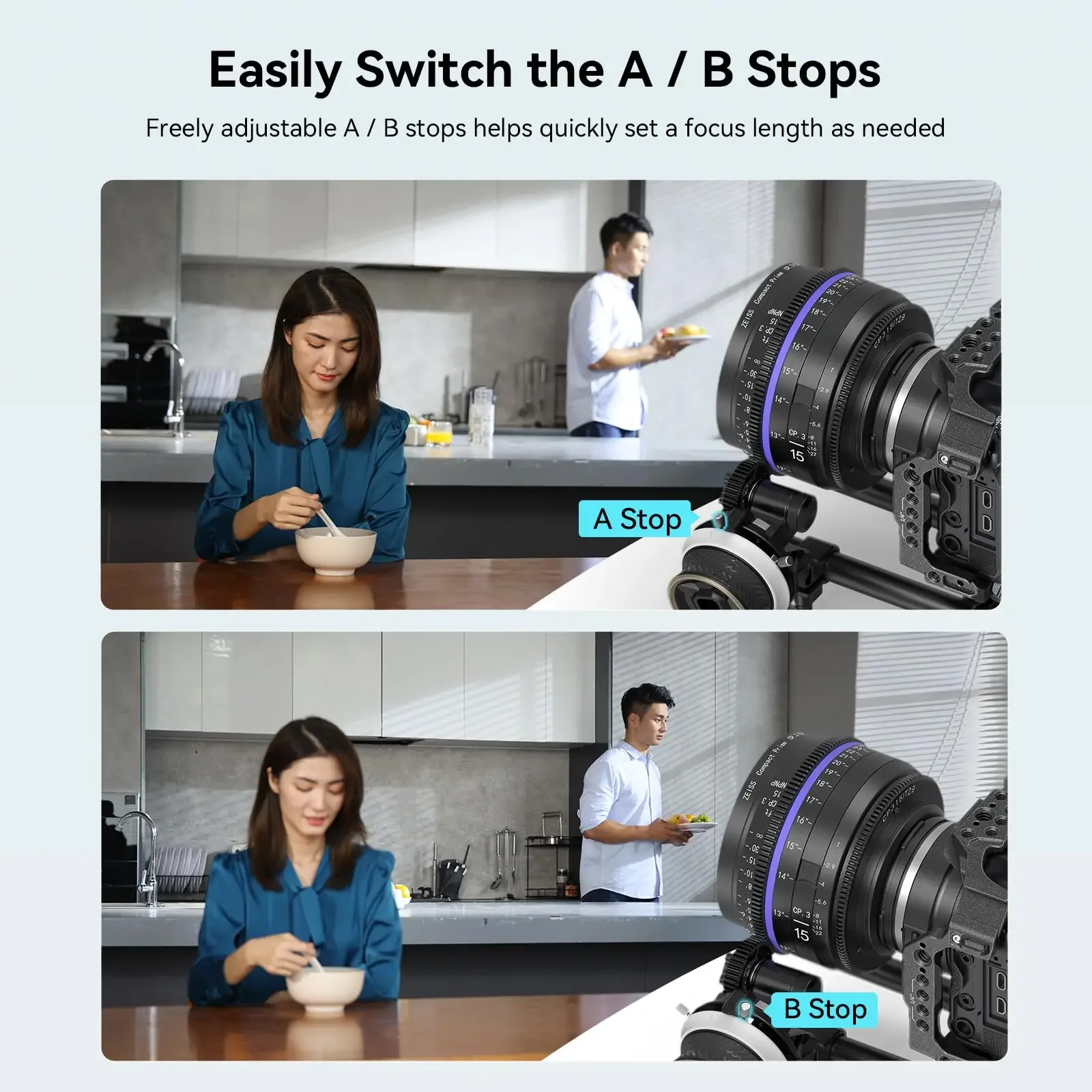 SmallRig Mini Follow Focus F40 F50 F60 Mini Follow Focus Matte Box Quick Focus Wireless Lens Control For DLSR Mirrorless Camera