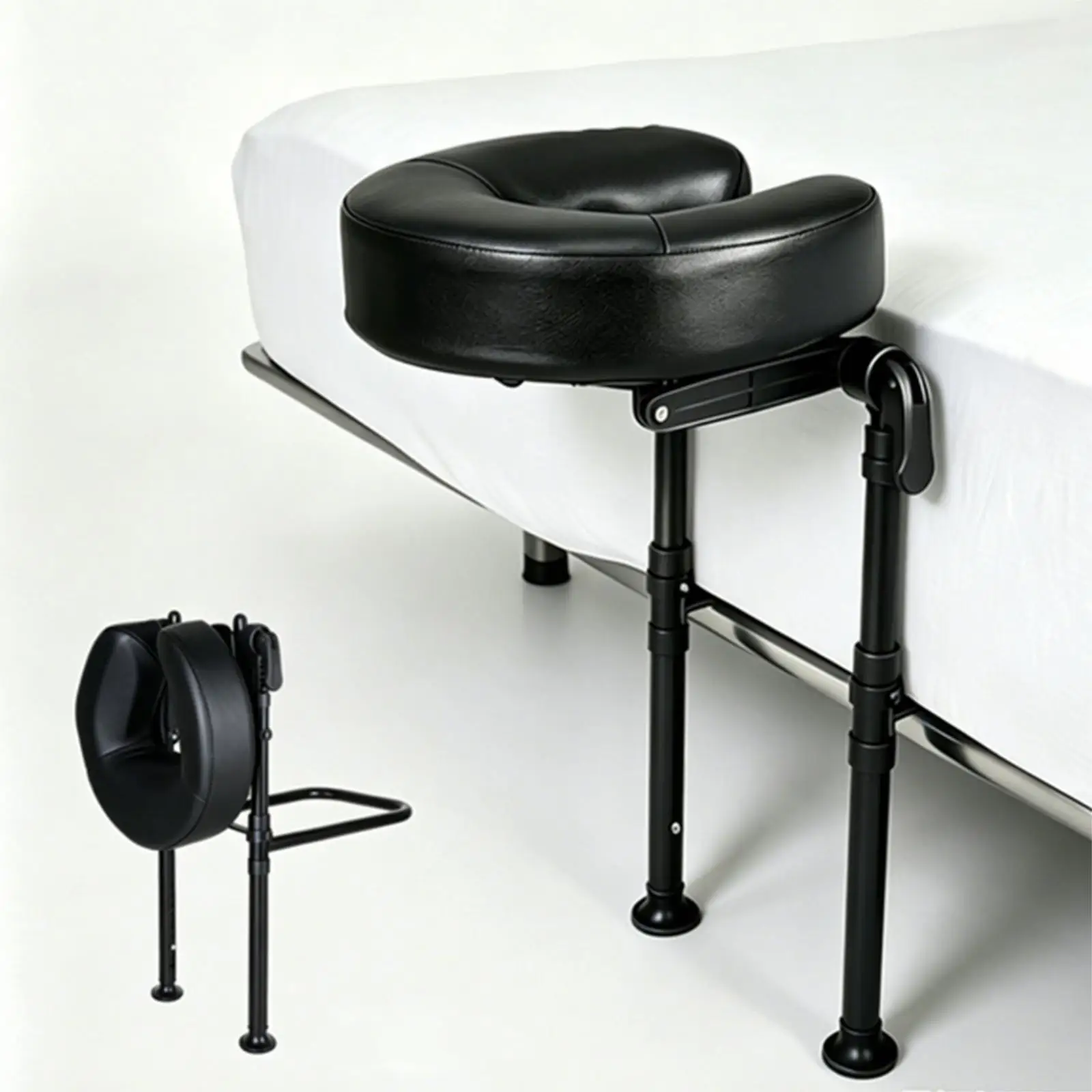 Massage Headrest, Portable Universal Face Pillow Cradle, Bedside Massage Table, Mattress Top Massage Table Head Holder for Bed