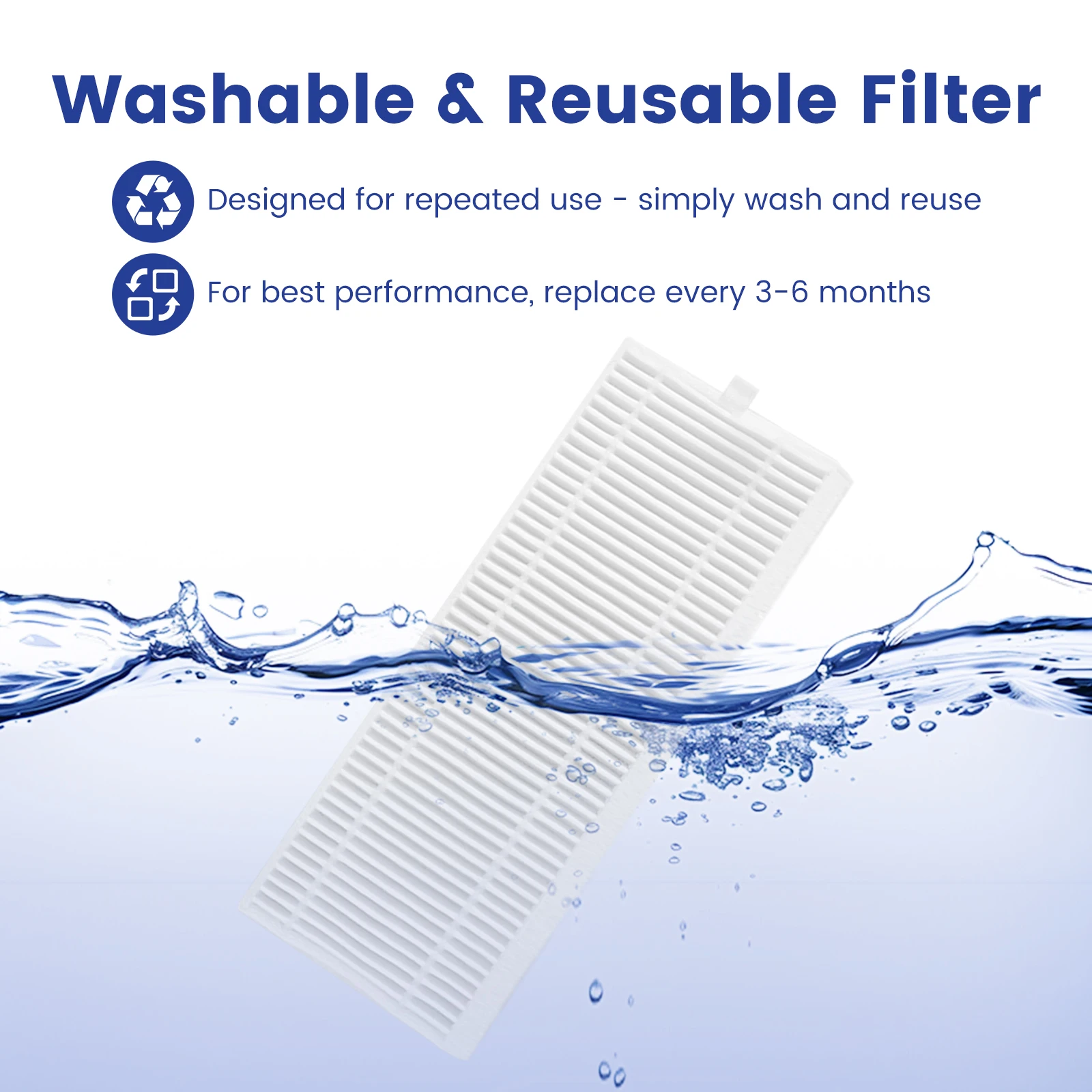 HEPA Filter x4 PCS (please choose correct model) for Lefant Robot Vacuum Cleaner Accessory Part