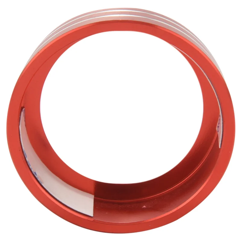 

6X для Honda Civic 10-го поколения, крышка ручки кондиционера, кольца контроля температуры переменного тока из анодированного алюминия (красные)