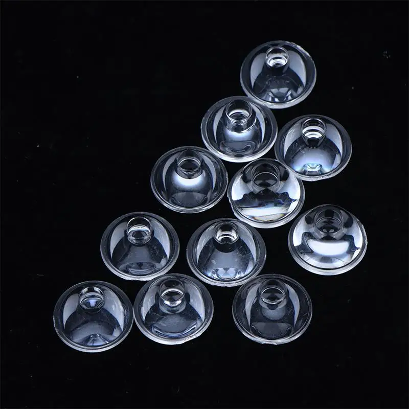 1W LED Lens 10Pcs 20mm Diameter 5-100 Degrees Optional For Spotlight Stage Light Flashlight Cast Lighting