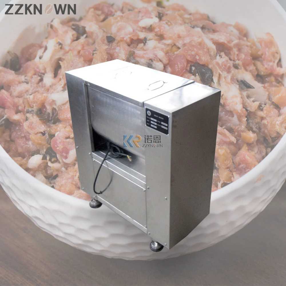 Commercial Meat Blender Electric Mixer Machine Vegetable Spice Garlic Chili Mixing Stuffed Stuffing Machine